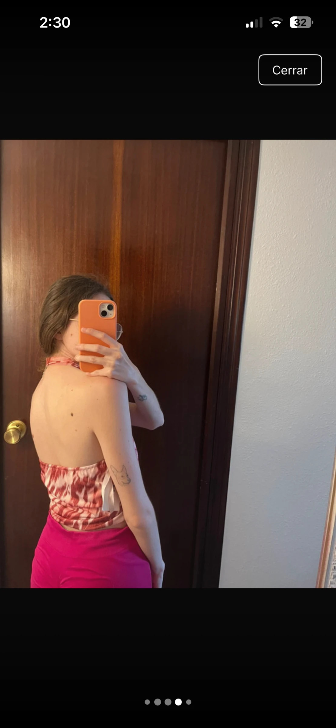 Top rosa estampado leopardo – photo 4